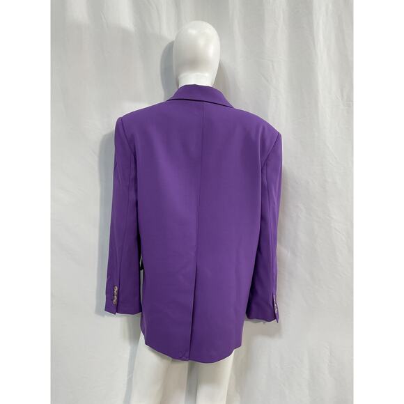 Loulou Studio 'Harat' Purple Wool Blazer Size XS - Picture 3 of 5